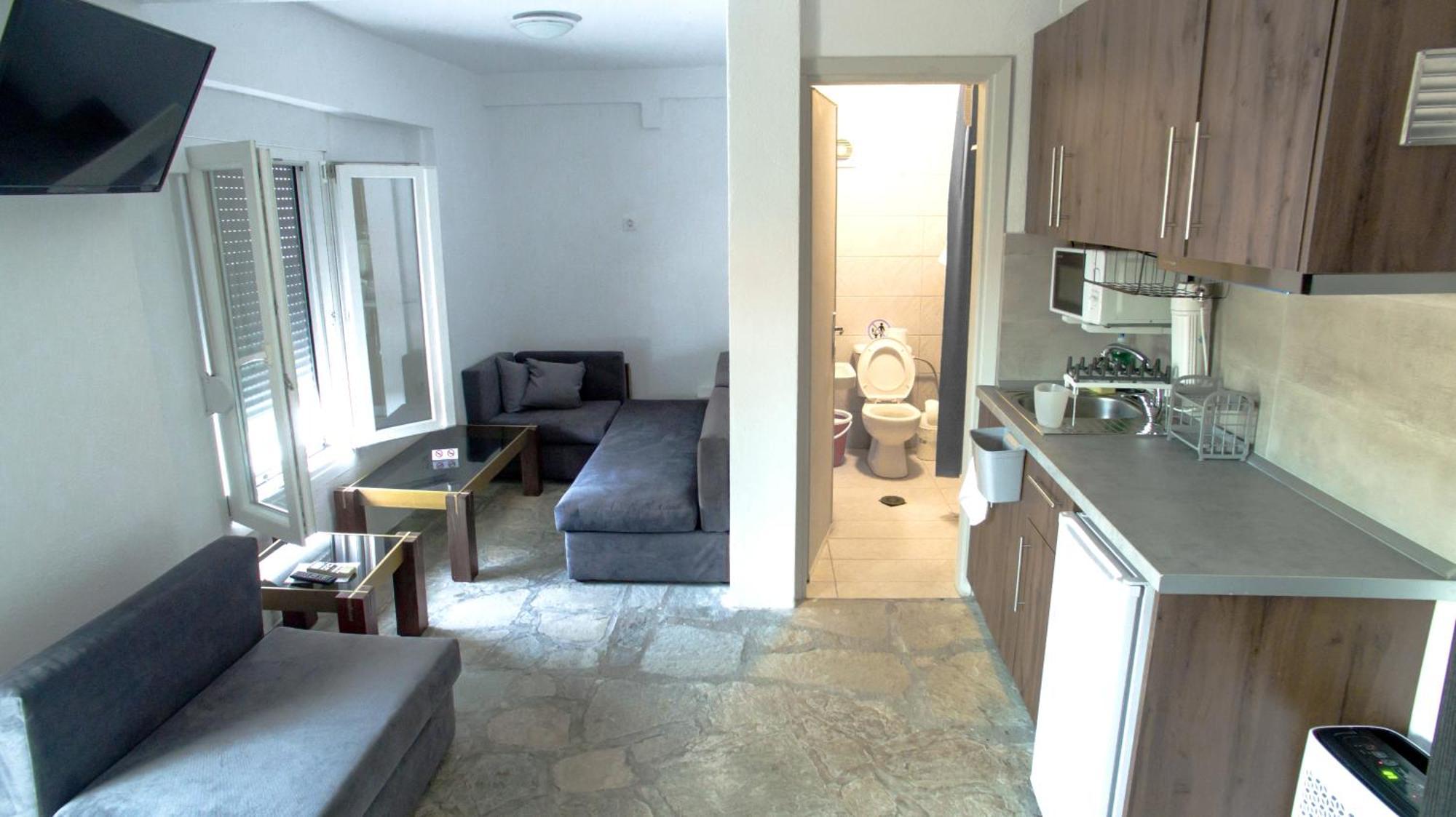 Stavros Lay In Aparthotel Ano Stavros ภายนอก รูปภาพ